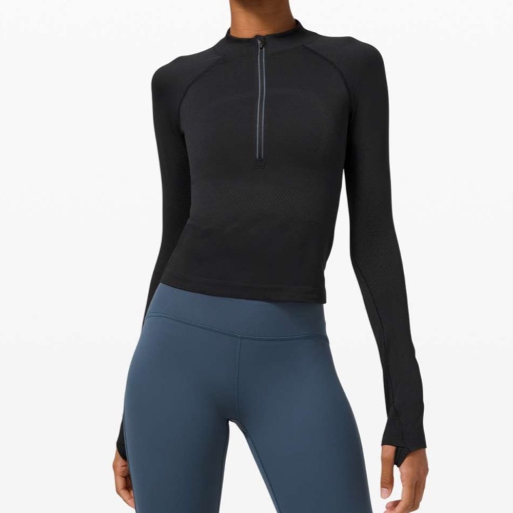 Lululemon Swiftly Tech 2.0 1/2 Zip Up Reflective … - image 1